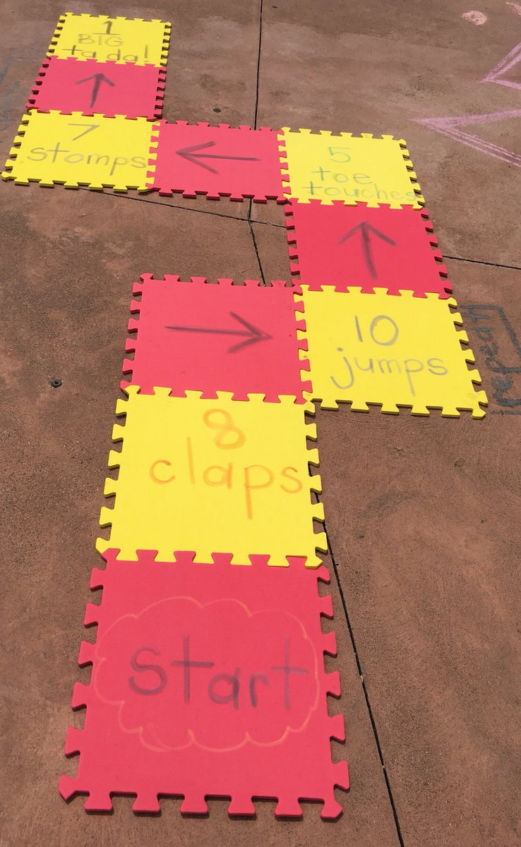 hopscotch foam mats