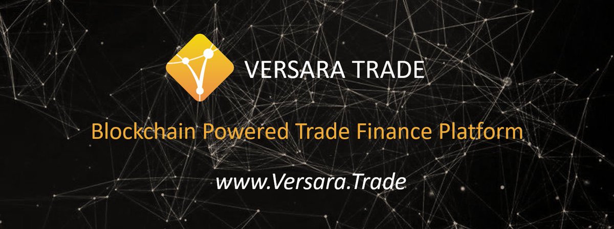 VersaraGroup's tweet photo. #Versarapedia: What is #VersaraTrade?
The world’s first trade finance platform built on #blockchain to facilitate #crypto credit enhancement on trade finance transactions. It intends to improve on traditional factoring and asset-based lending (ABL). #Bitcoin #cryptocurrency https://t.co/Q2HaKmBasB