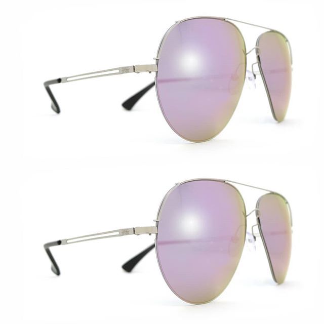 FINESTSEVEN's tweet photo. Say hello to the ravishing new Zero 17 in Platinum with Baby Pink Mirror lenses https://t.co/ZYhINLC17b https://t.co/blmx0RsDzV
