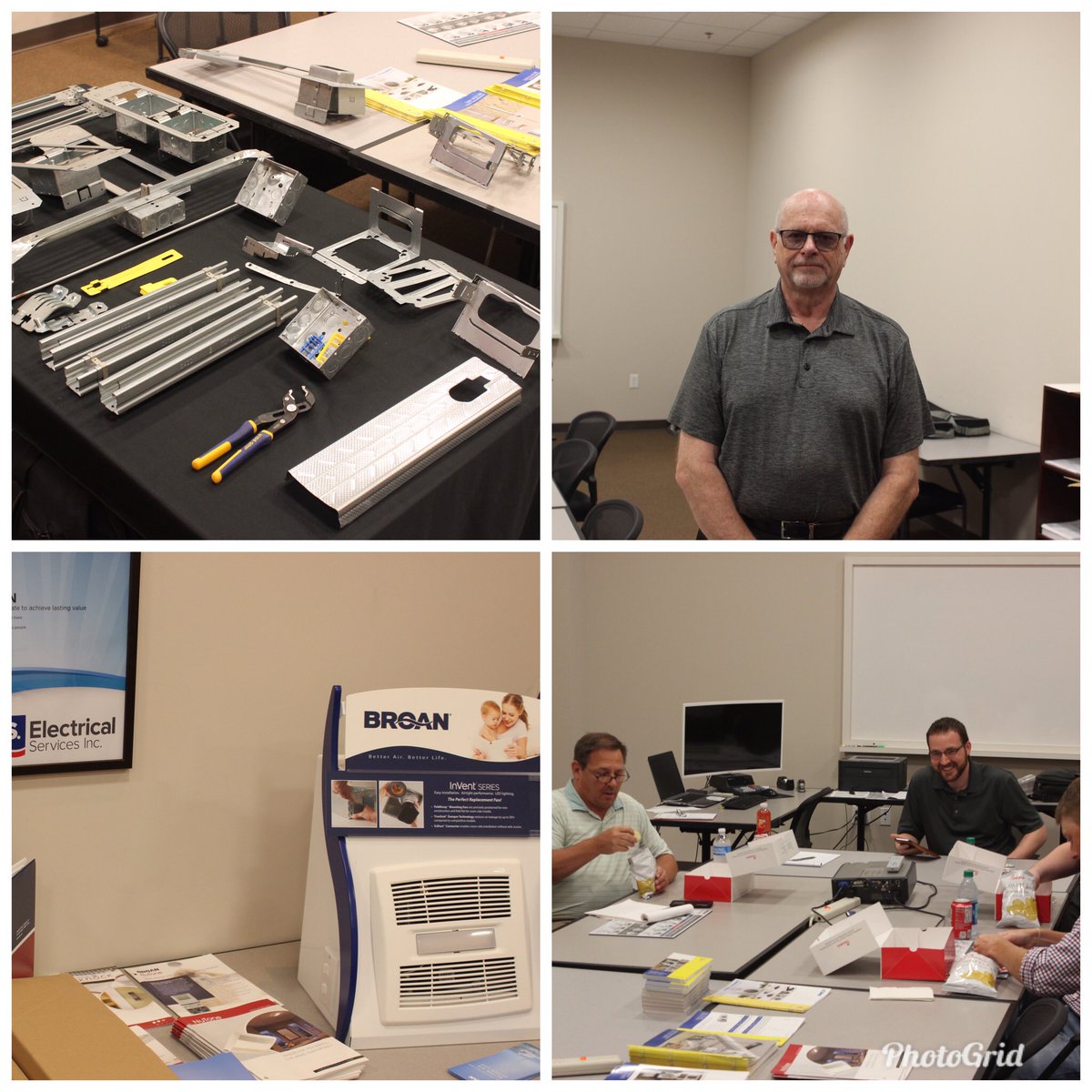 We had a great lunch and learn today with Donnie Maddox from Gorin Hopper McCoy showcasing products from CADDY and BROAN! Take a look at the photos!