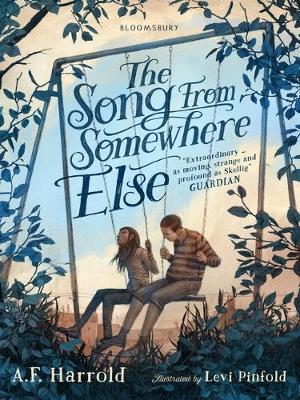 WaterstonesPicc's tweet photo. Amnesty #cilips18 Honour from Kate Greenaway shortlist, for illustrated book that most distinctively illuminates, communicates, or celebrates our personal rights & freedoms, was awarded to extraordinary 'The Song From Somewhere Else' Illustrator: Levi Pinfold, Author: AF Harrold https://t.co/xe1pJeWy8t