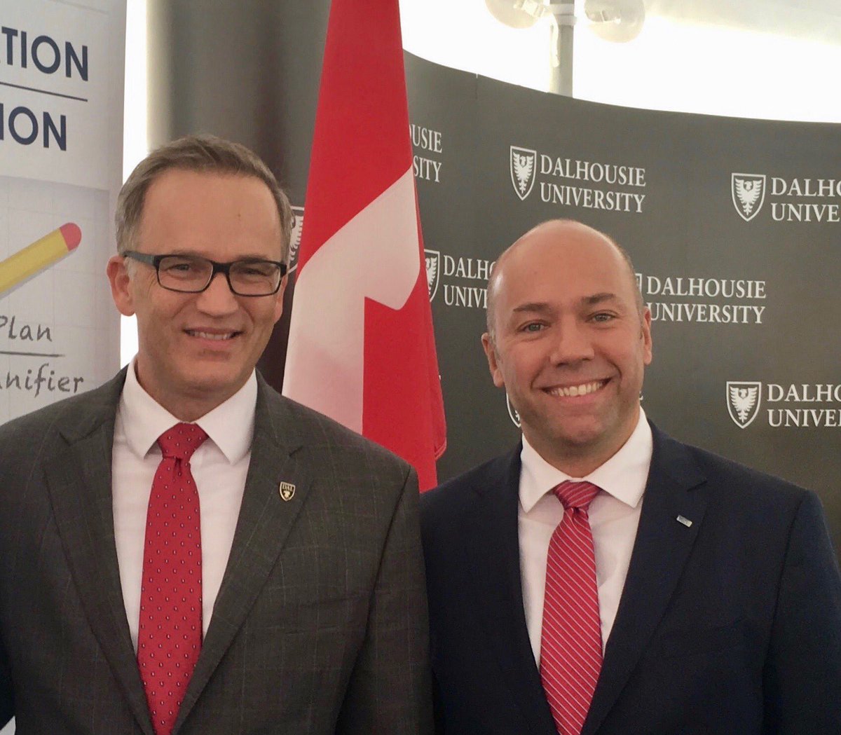 AndyFillmoreHFX's tweet photo. The departure of @DalPres will be a great loss to @Dalnews and #Halifax, but we wish you the best in your exciting new chapter! Through your willingness to engage with students and the community, you have left a lasting impact and an important legacy. Stay in touch, my friend! https://t.co/V4jj0ACCgp