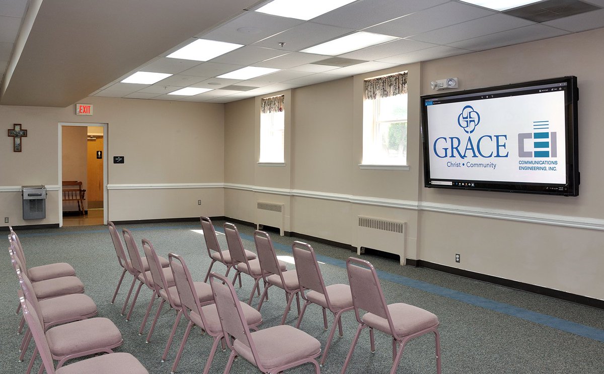 CEISALES's tweet photo. Grace Evangelical Lutheran Church &amp; Grace Christian Academy are enhancing the congregation’s worship experience with an upgraded AV system by CEI.
https://t.co/WDql2GNhDe https://t.co/FzXU2Tpbct