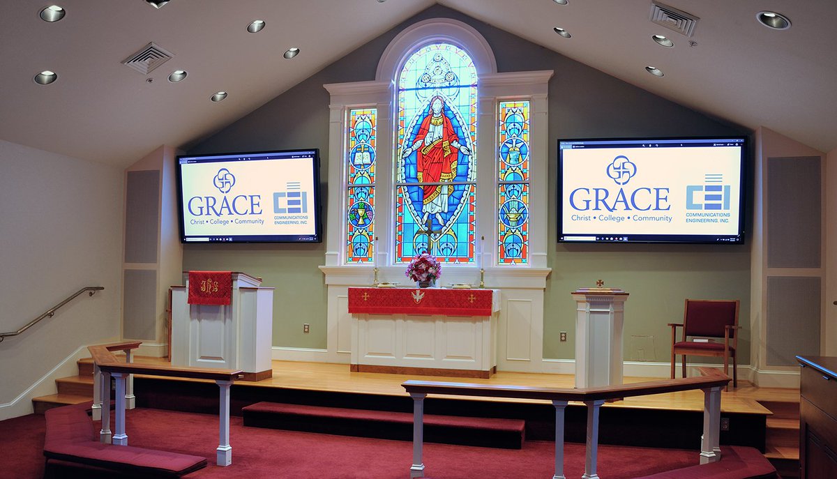 CEISALES's tweet photo. Grace Evangelical Lutheran Church &amp; Grace Christian Academy are enhancing the congregation’s worship experience with an upgraded AV system by CEI.
https://t.co/WDql2GNhDe https://t.co/FzXU2Tpbct