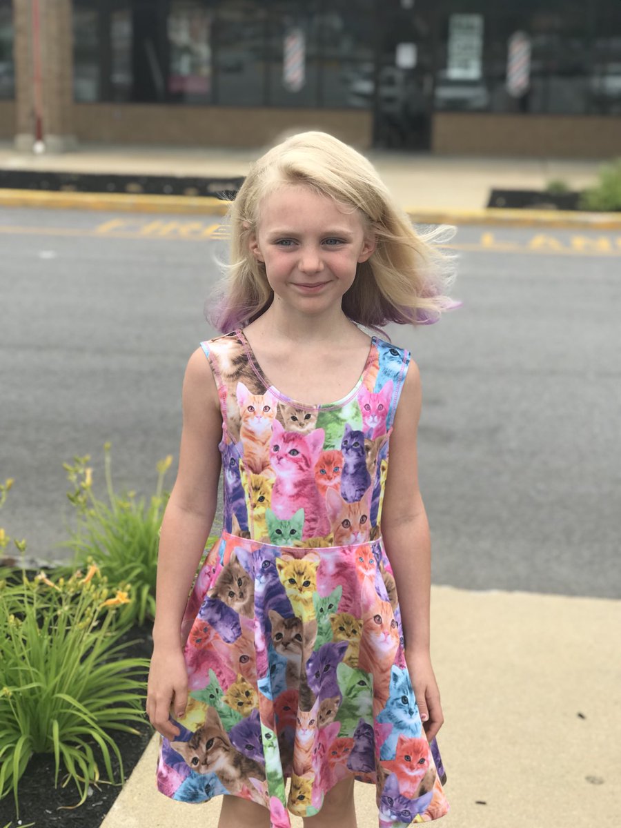 BakedNewEngland's tweet photo. Went to go see @sydsbnetny today.... and Mads walked away all smiles. She loves her new hair. https://t.co/rNQq7RoJQs