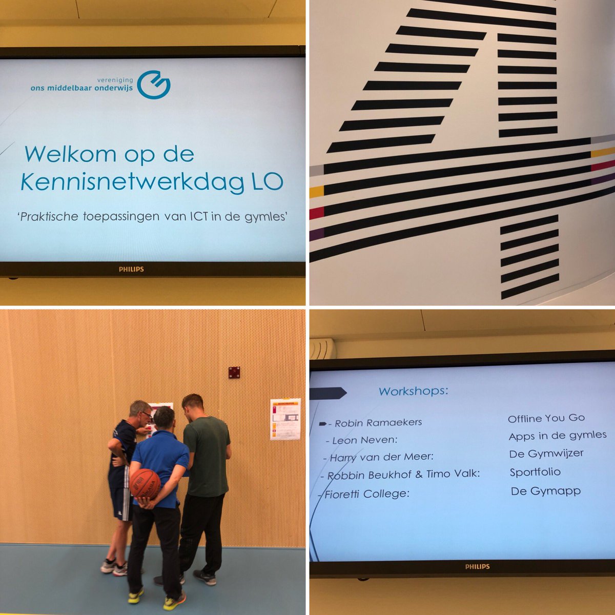 Vandaag leuke workshop gegeven voor vakcollega’s via het Fioretti College op de Fontys Sporthogeschool Eindhoven. #iPadsEnLO #EduTechTeam