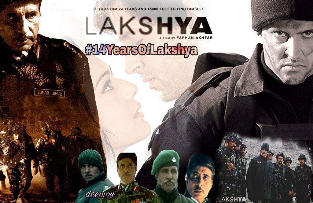 DeepjoySarkar2's tweet photo. Congratulations @SrBachchan Sir, @iHrithik , @FarOutAkhtar and full team of #Lakshya for #14yearsofLakshya 💪💝🙏💝👍 https://t.co/qG7iTXzlwI
