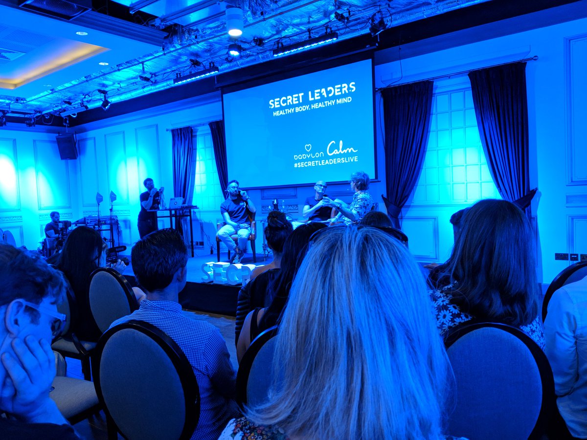 Amazing contemplations on the future of human kind - at #secretleaders with the leaders of @babylonhealth and <a href="/calm/">Calm</a>