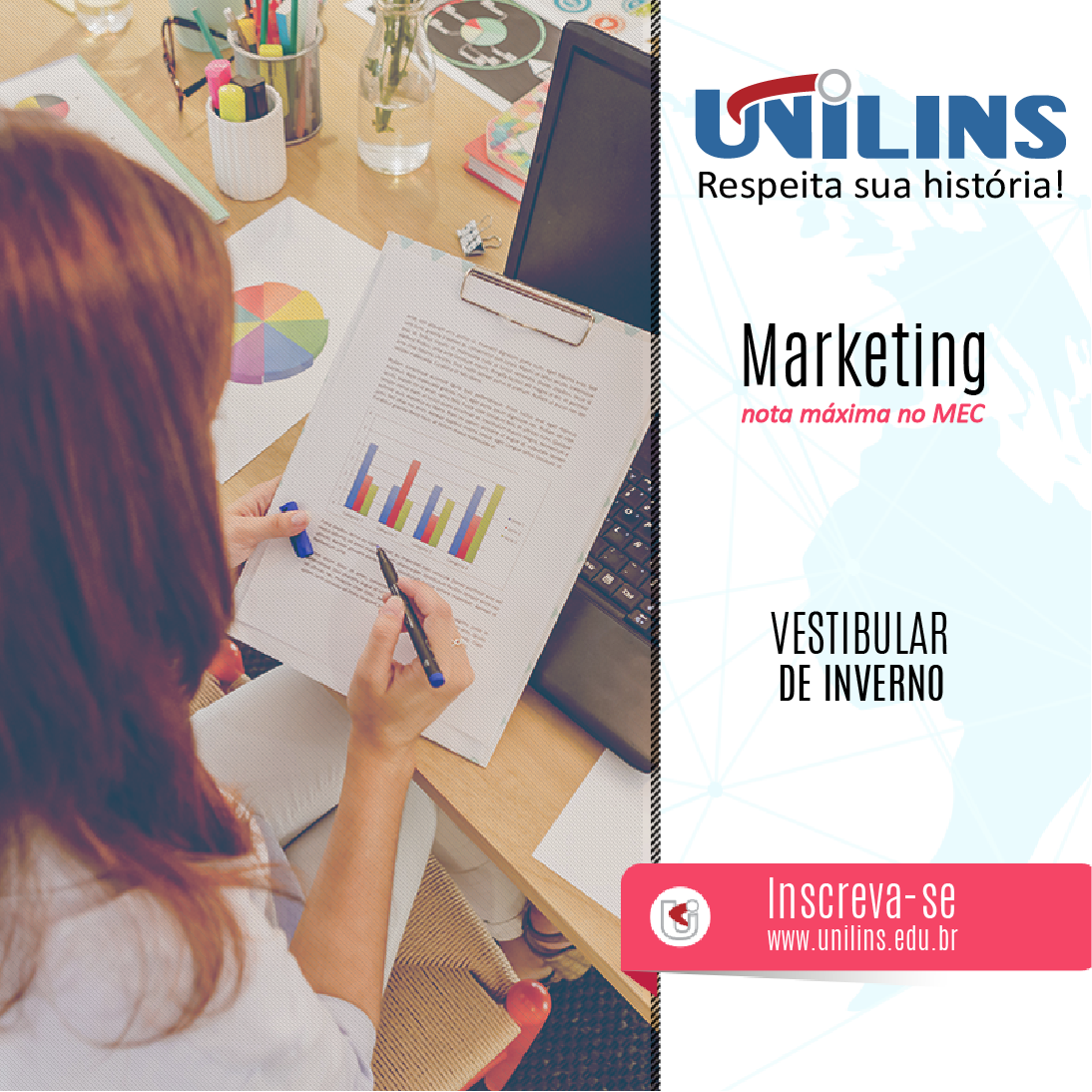 Vestibular de Inverno 2018
unilins.edu.br/vestibular?rds…
#Marketing
Inscrições a partir de 20/06
ENEM ou Prova Agendada