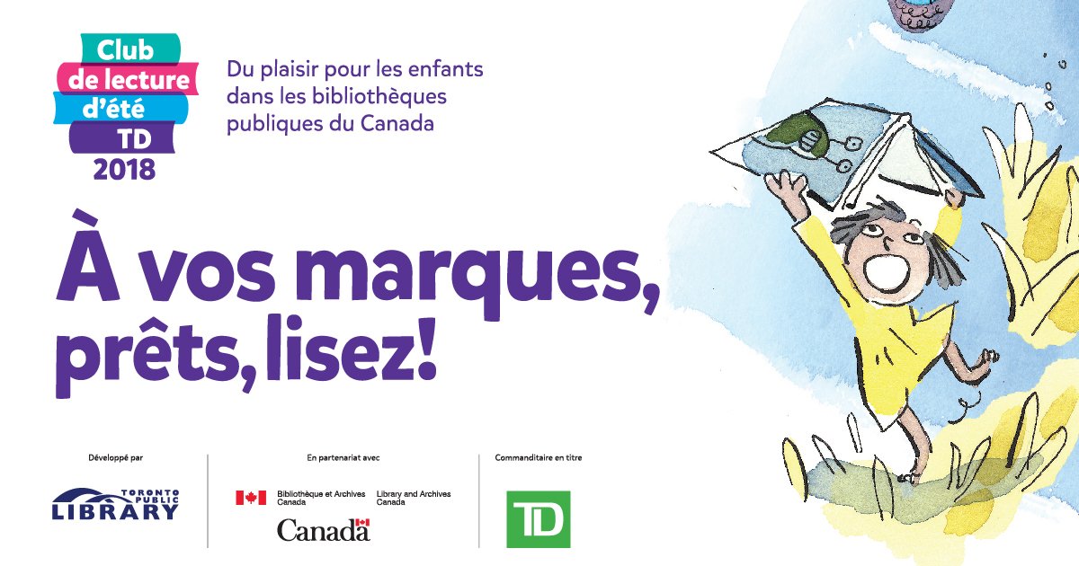 BiblioArchives's tweet image. À vos marques, prêts, lisez! Visitez votre bibliothèque et inscrivez-vous au Club de lecture d’été TD! @TDSRC_CLED #CLED ow.ly/4EtX30kwacV