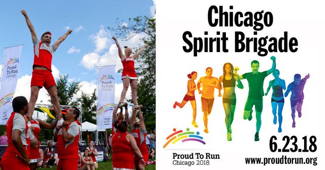 ProudToRun's tweet photo. The always fabulous Chicago Spirit Brigade (@CSBStars) will join us once again on race day to cheer on participants and to give a post-race performance!
#PTR2018 #ProudToRun #RunForward #ChicagoPride https://t.co/6YtE5xqrb9