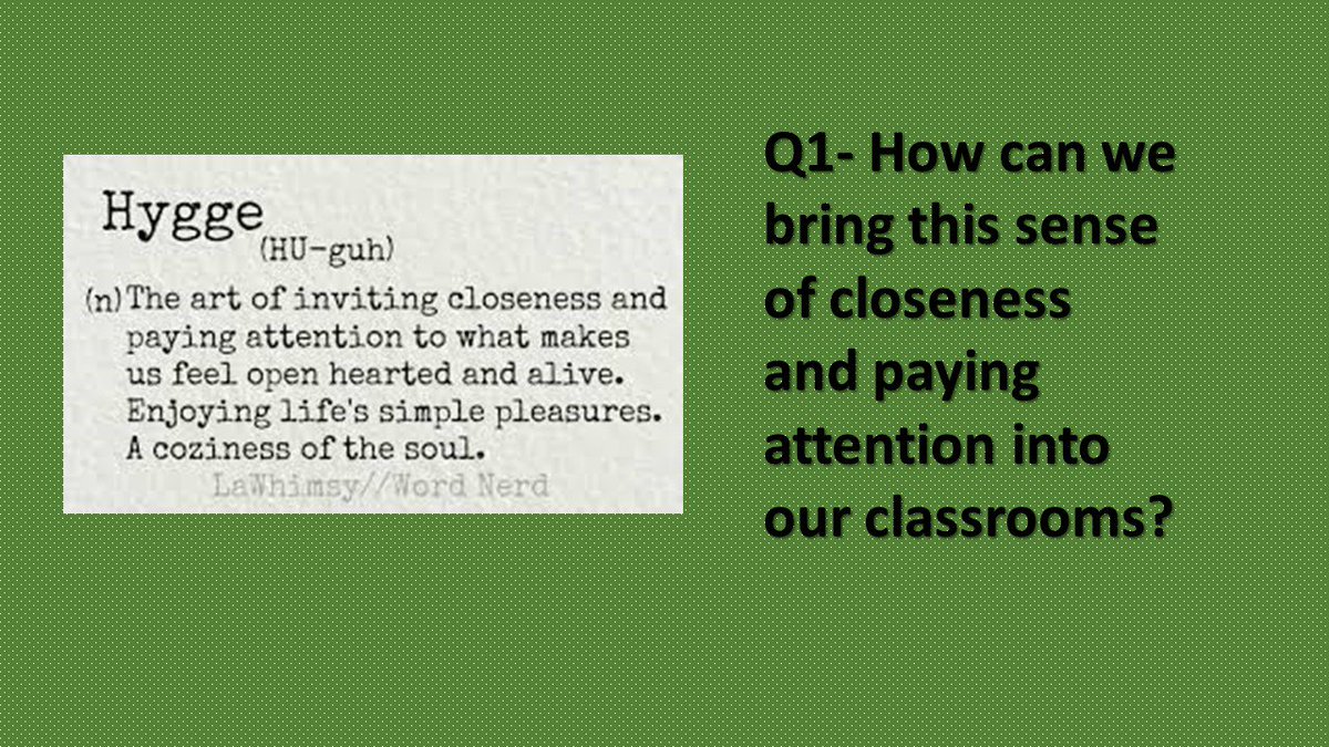 ChouinardJahant's tweet photo. Q1- How can we bring this sense of closeness
and paying attention into our classrooms?
#teachmindful https://t.co/A6Nw7r7qdr