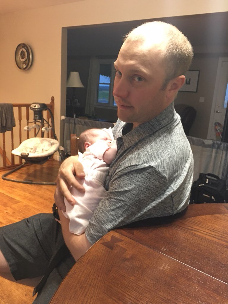 Had a great first Father’s Day with <a href="/CWight68/">Caitlin Wight</a> and little baby Jordyn 🍼.    Thanks everyone for all the congratulations over the last week #prouddad