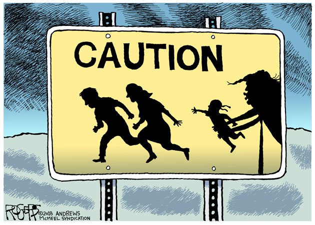 I am back at the drawing table today working on an immigration cartoon for syndication tomorrow. Until then, I figure this killed cartoon is worth a repost. #TrumpandtheBabySnatchers #TrumpCamps #Trump #ImmigrantChildren #Immigration