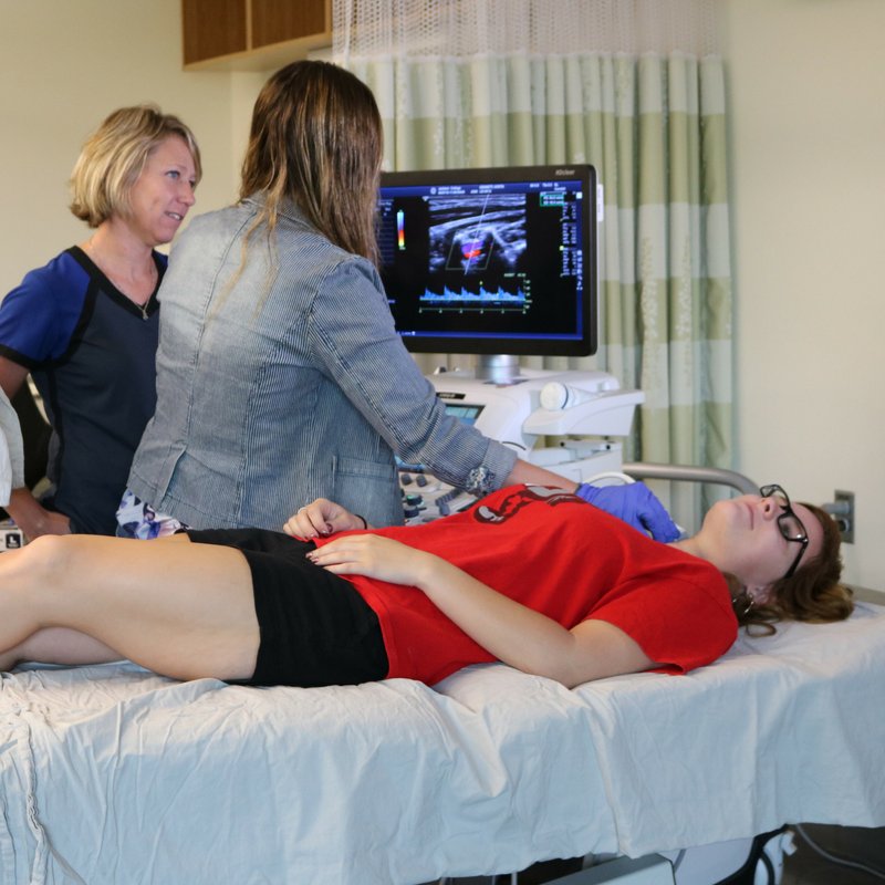 JacksonCollege's tweet photo. Congratulations vascular sonography graduates!
Vascular sonography students did well on their recent registry exam, the ARDMS Vascular Technology Registry, Registered Vascular Technology (RVT). Ten out of 10 students passed, 100 percent! https://t.co/UbnLyXSrqF