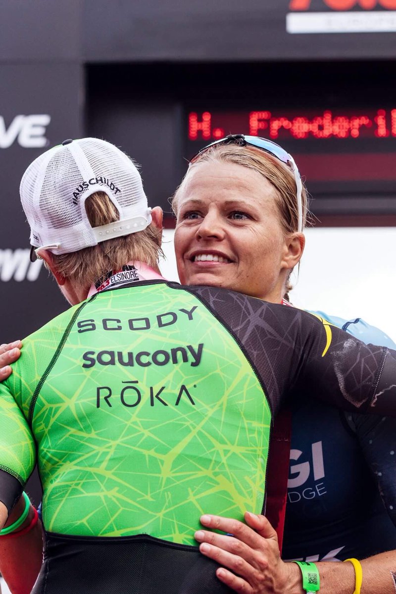 2nd to a strong <a href="/melhauschildt/">Melissa Hauschildt</a> yesterday and my Kona qualification technically all wrapped up. I’ll take it 😊 Now time for a bit of rest and then a final build towards the ITU Long Distance World’s. 📷 : <a href="/jgronnemark/">Jesper Grønnemark</a> #IM703EUChamps <a href="/IRONMANtri/">IRONMAN Triathlon</a>