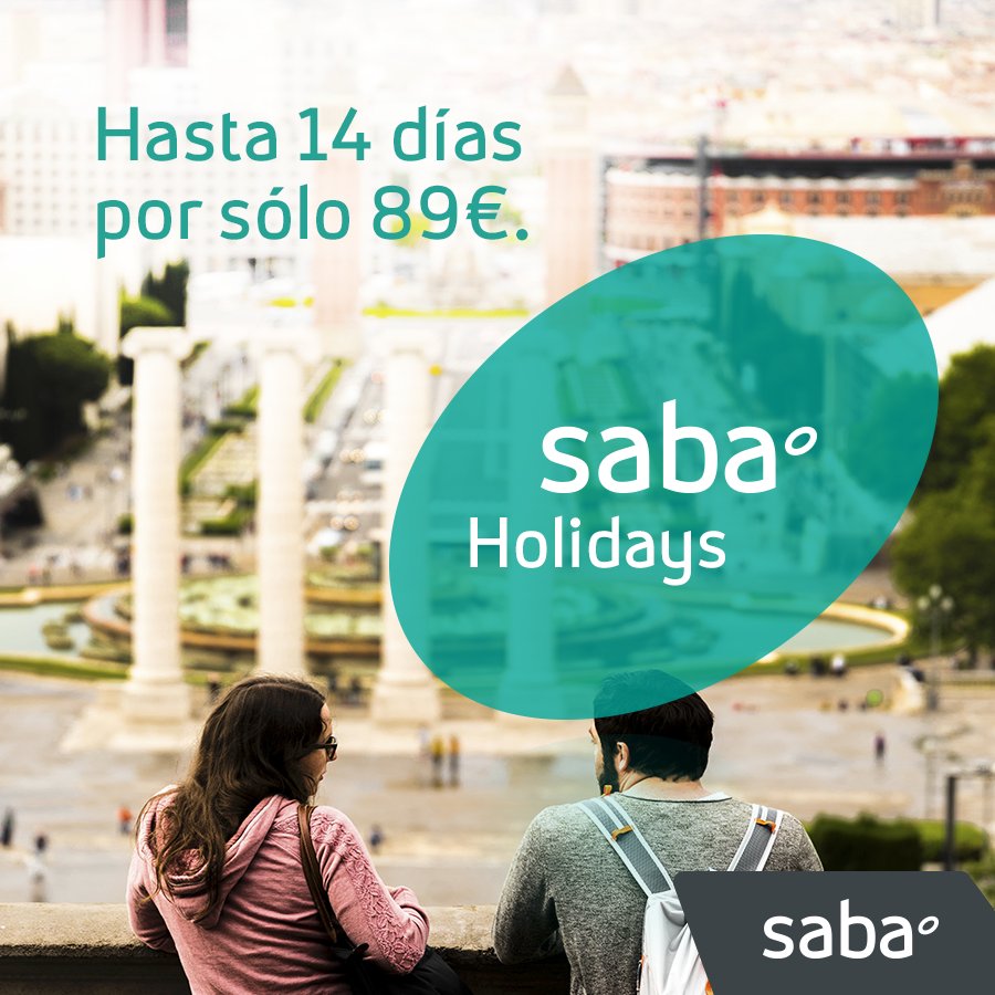 My_Saba_es's tweet photo. Saba Holidays: Si vas de vacaciones a #Barcelona o #Madrid, tenemos una opción muy interesante para ti y para tu coche. https://t.co/LFSy2y6RTj #MySaba #vacaciones #SabaA1Minuto https://t.co/GUx4l7jJl0