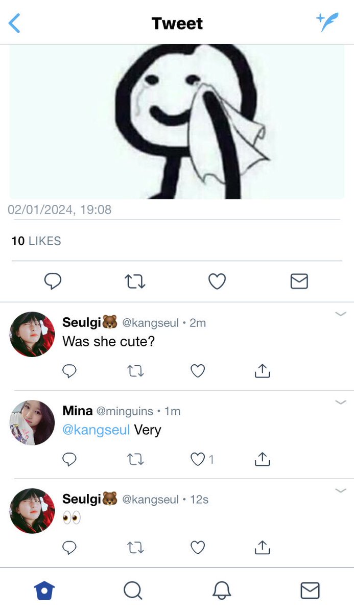 Mina tweets!This is before the day Chaeyoung and Momo go to the coffee shop.
