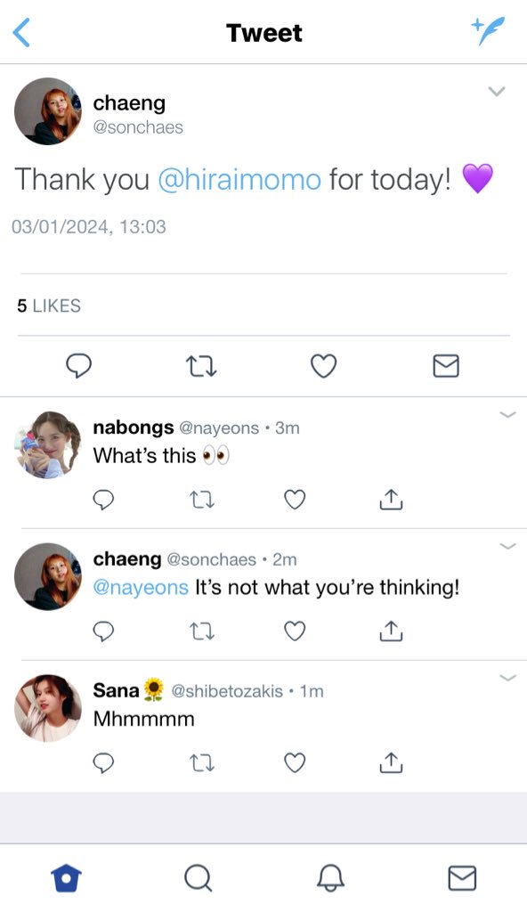 Chaeyoung tweets!