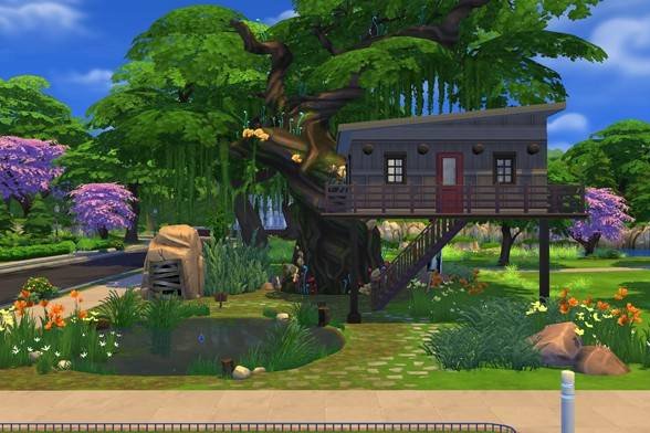 scdesigner2003's tweet photo. #thesims4 #fun #treehouse #itguyinsc #nocc #moo https://t.co/FDhK73nLoO