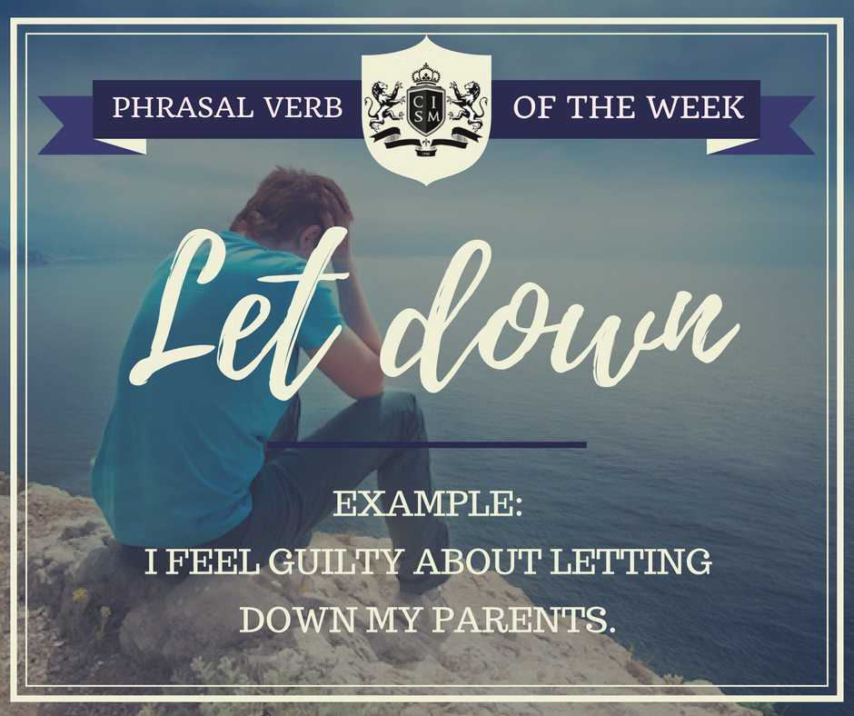 _C_I_S_M_'s tweet photo. 📚If someone or something lets you down, they fail to do something that you expected or wanted them to do.📚

#learnenglish #easyenglish #prhasalverbs #grammartips #grammar #vocabulary #culturalinglesa #sanmartin #studyenglish #speakenglish  #practice #aprenderinglés #aprender https://t.co/9vVooV2XFD