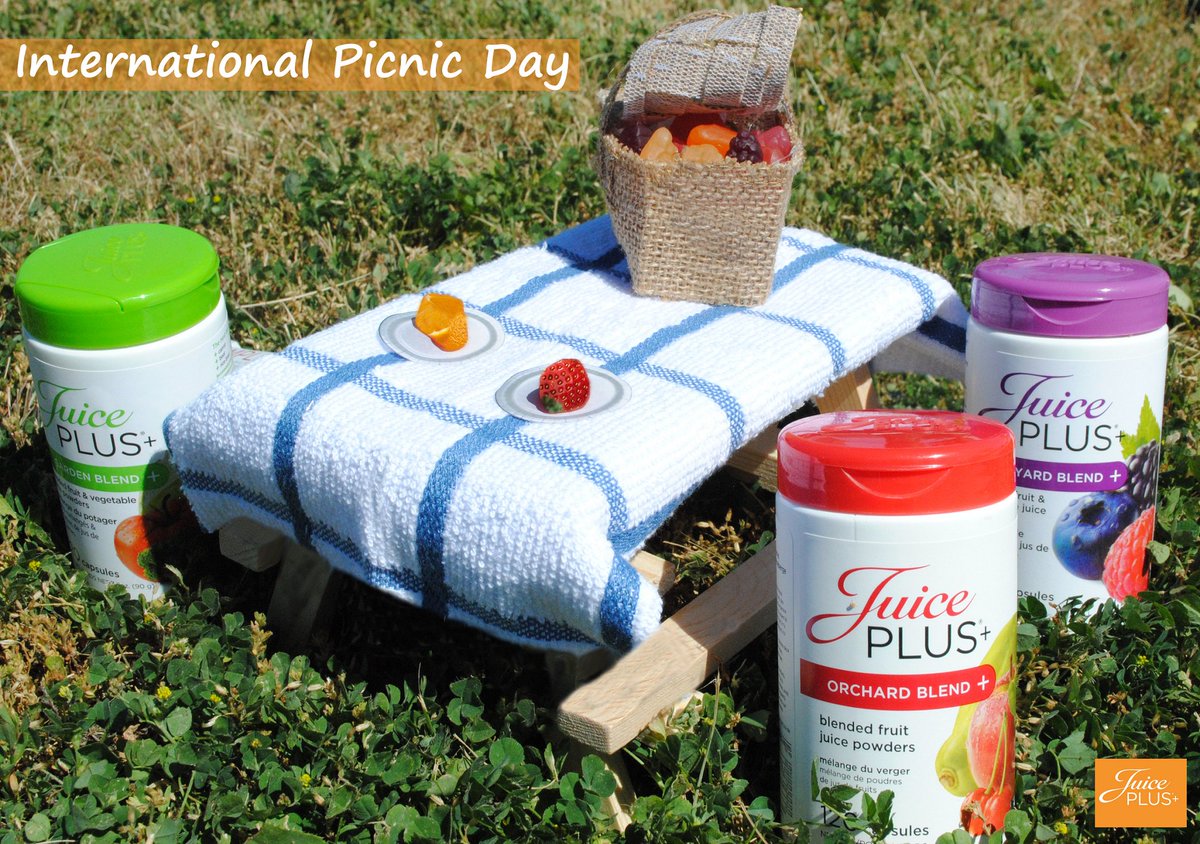 JuicePLUSCdn's tweet photo. Juice Plus Capsules on a picnic, enjoying some fruit in the sun! When was the last time you went on a picnic?  #JuicePlus #HealthyLiving #Picnic #Food https://t.co/5JdWCg7kr1
