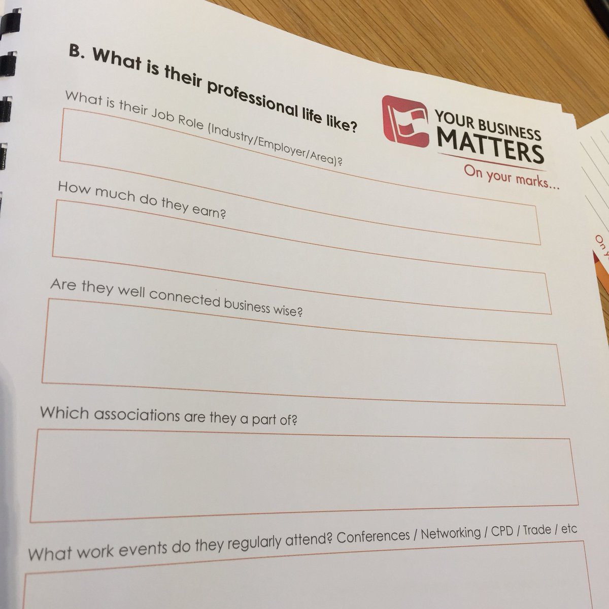 Enjoyed working with @barbaraWIBN @Rosie_J_Wright @ClaireHersant, Kate Brown & Claire Harrison today in the @YourBMatters Social Media Strategy session. They powered through some tough questions! Thank you @KetteringPark #HardWorkPaysOff #FailToPlanPlanToFail #targetcustomer