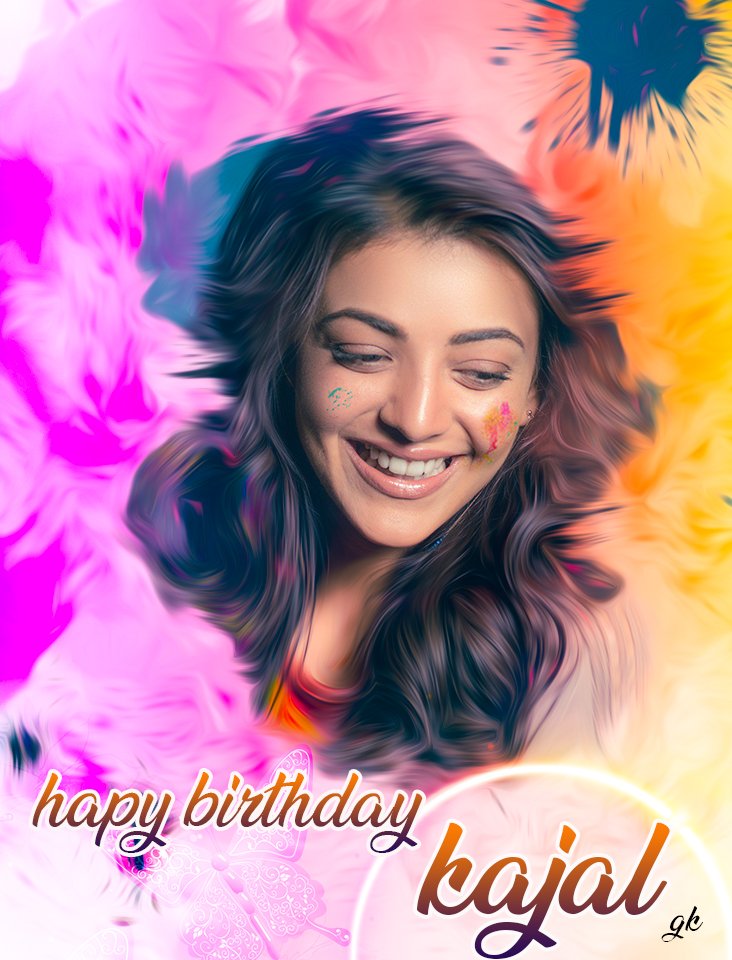 Happy Birthday to beauty queen miss Kajal agarwal 