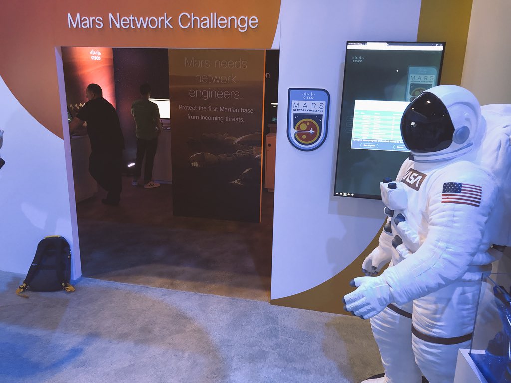 spandanarl's tweet photo. Come play the Mars Network Challenge in the game zone! #CLUS #MarsNetworkChalleng https://t.co/UaRRoYsNmU