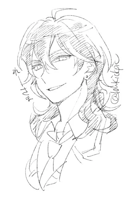 零おじいちゃん リプきたキャラ顔だけ描いた 