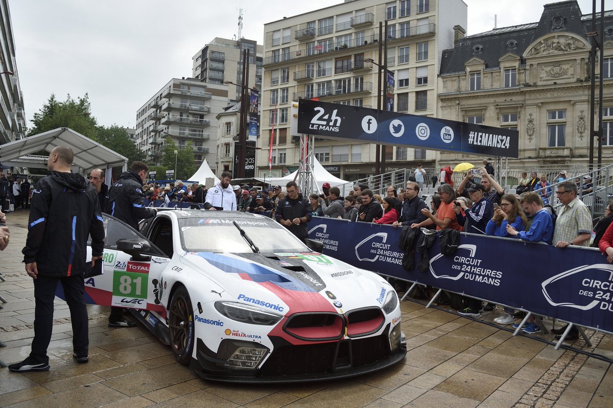 A 🌧 first day at Le Mans.
Scrutineering ✅
#MISSION8 in full swing.
BMW Team MTEK + BMW M8GTEs 👍🏻 #lemans #LeMans24