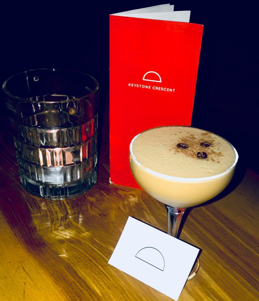 Happy Monday! Don’t forget we have 4 new cocktails! Featuring midnight Espresso, the perfect pick me up. Come on down and see what its about. #cocktails #keystonecrescent #bartenderlife #spirits #ilovemyjob #london #mixilogy #thingstodoinlondon #londonbar #speakeasy #secretbar