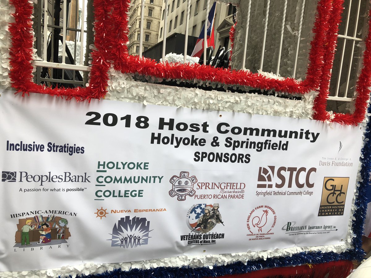 BankAtPeoples's tweet photo. Honored to celebrate our #Holyoke and #Springfield Puerto Rican community in The @PRparadeNYC #westernma #wmass #community @413Tweets @HolyokeCC @S_T_C_C @Holyoke_Chamber @SpfldPRParade https://t.co/mDx6SlXlhp