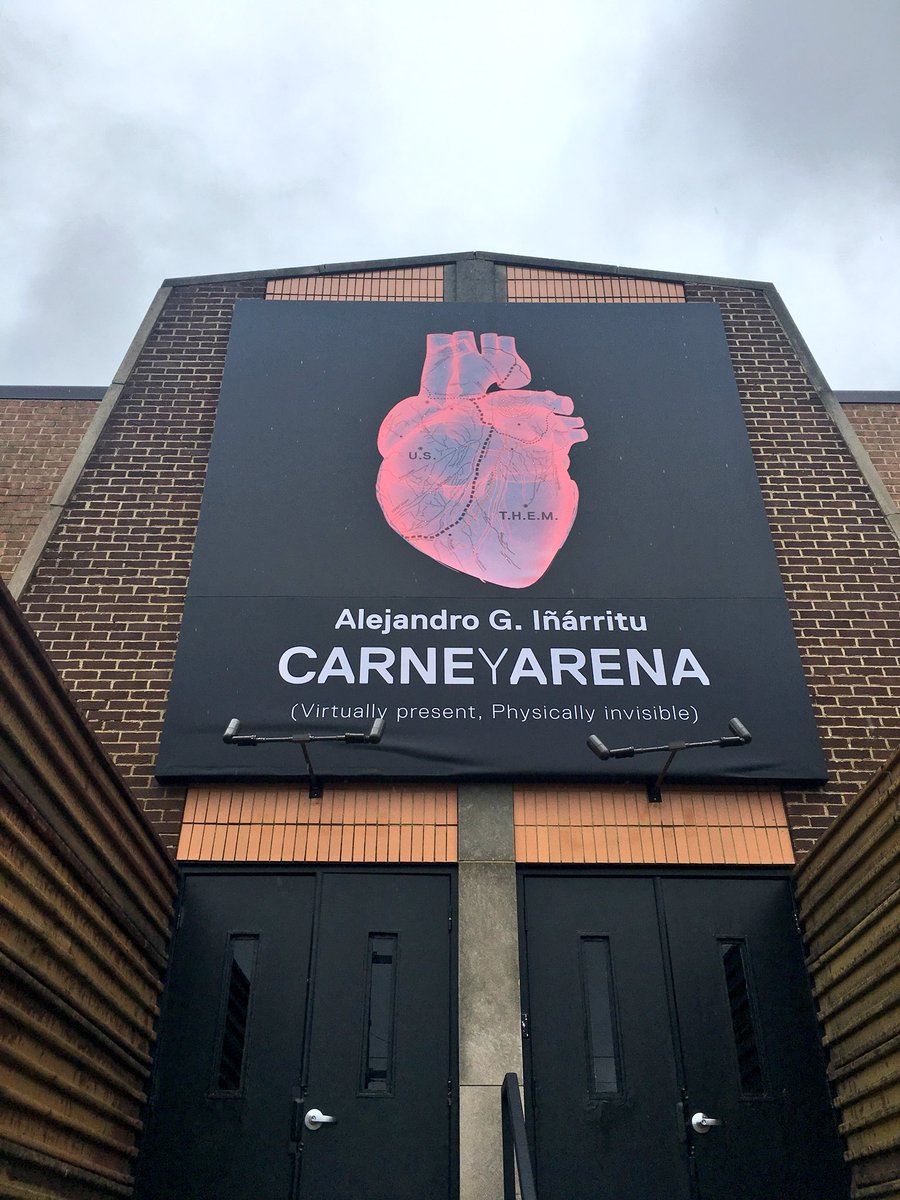 RachelRizzo's tweet photo. Alejandro G. Iñárritu’s Carne Y Arena exhibit is powerful, intense, terrifying, and heartbreaking. If you’re in DC, go to this. https://t.co/kcPVrijaS9