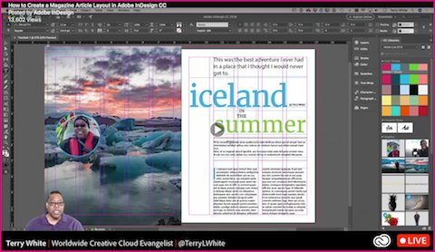 Markzware's tweet photo. #InDesign: How to Create a #Magazine_Article_Layout in #Adobe #InDesign_CC (video). Adobe Evangelist, #Terry_White @terrylwhite, demonstrates how to create a #magazine #article #layout in InDesign #Creative_Cloud. https://t.co/0tw5y61bbV https://t.co/12zxsxHLwO