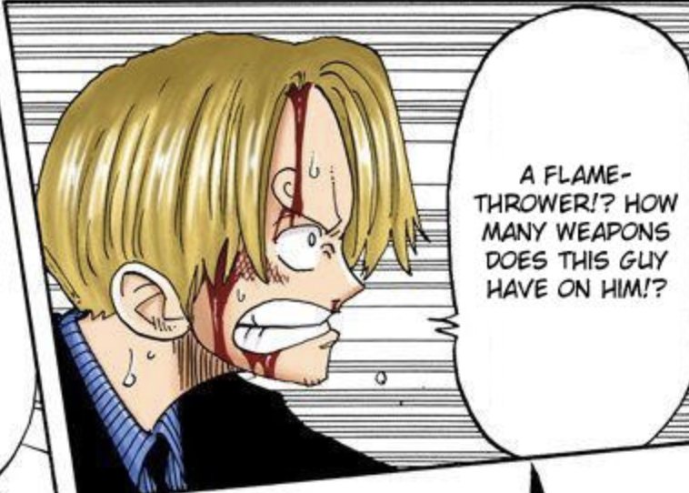 Chin³ on X: You're preaching to the choir Sanji. Either way Luffy beats Don  Krieg after 2 GG Bazookas, 1 GG Gatling and 1 GG Bullet.   / X