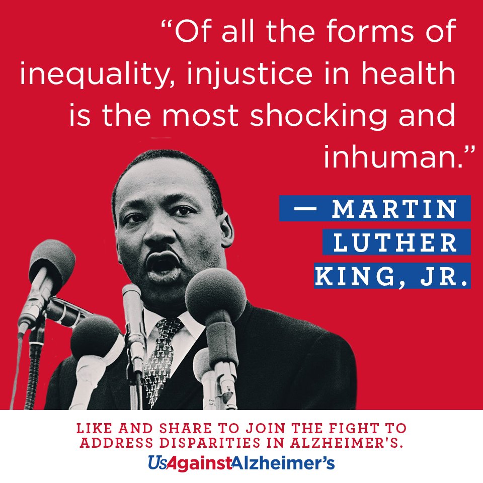 RT to stand with #AfricanAmericans in their disproportionate fight against #Alzheimers. We must #EndHealthDisparities and bring a truly representative voice to #clinicaltrials. #WeWontTurnBack