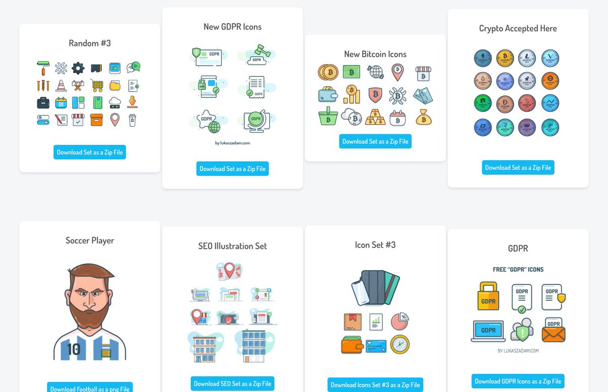 lukaszadam_com's tweet image. #icons #illustrations #adobeillustrator #webdesigner #webdesign #js #freebie #free #freebies #iconset #webdevelopment #webdeveloper #uidesign #freeicons #js
FREE ICONS & ILLUSTRATIONS: lukaszadam.com/illustrations