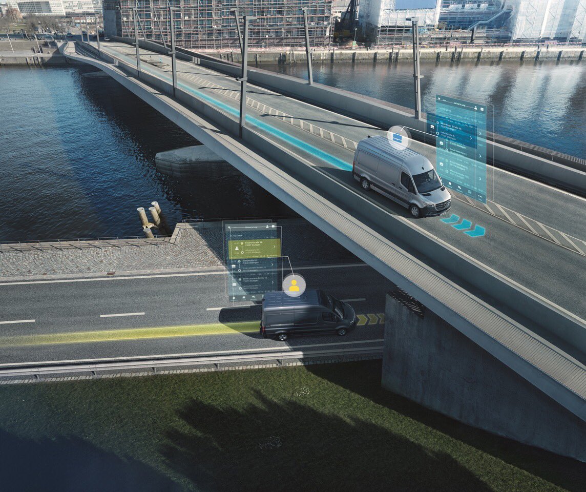 florian_martens's tweet photo. The new #MercedesPRO service is further proof that the #newSprinter from @MercedesBenz is at the top of its class in every category, including #digitisation & #connectivity. #MercedesPRO offers interactive & customised fleet solutions online: https://t.co/IKfhsHxrKl #MBUX https://t.co/Qj98k3l9bE