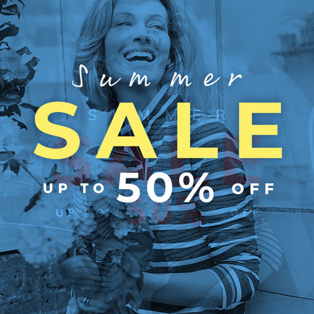 It’s here! Dive into our summer sale with up to 50% off: bit.ly/2GcWHCQ