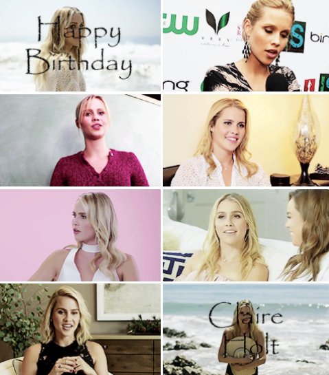  happy birthday, Claire Holt ! - june 11th 1988    