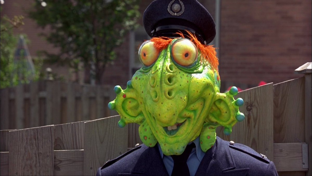 thestupids_fan's tweet photo. Right now I feel just like this alien from #TheStupids. Lost and alone with everyone against me. The world is grey and lonely, and The Stupids is the only thing that brings me joy. Maybe someone else out there is feeling the same. Maybe I'm just alone after all. #BringBackBug https://t.co/MzxMnAXs9I