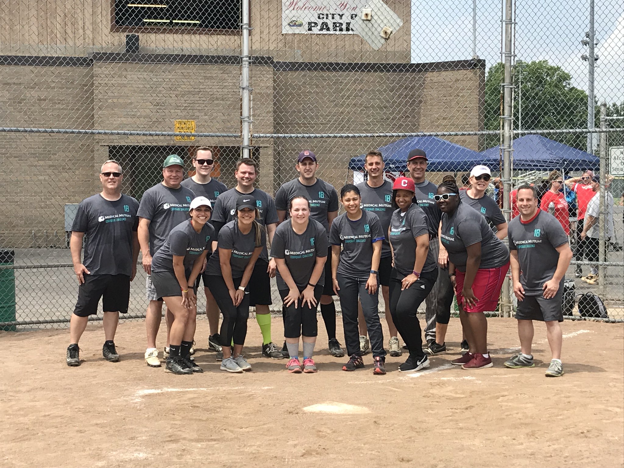 Medical Mutual on Twitter: "Our team took to the softball field this ...