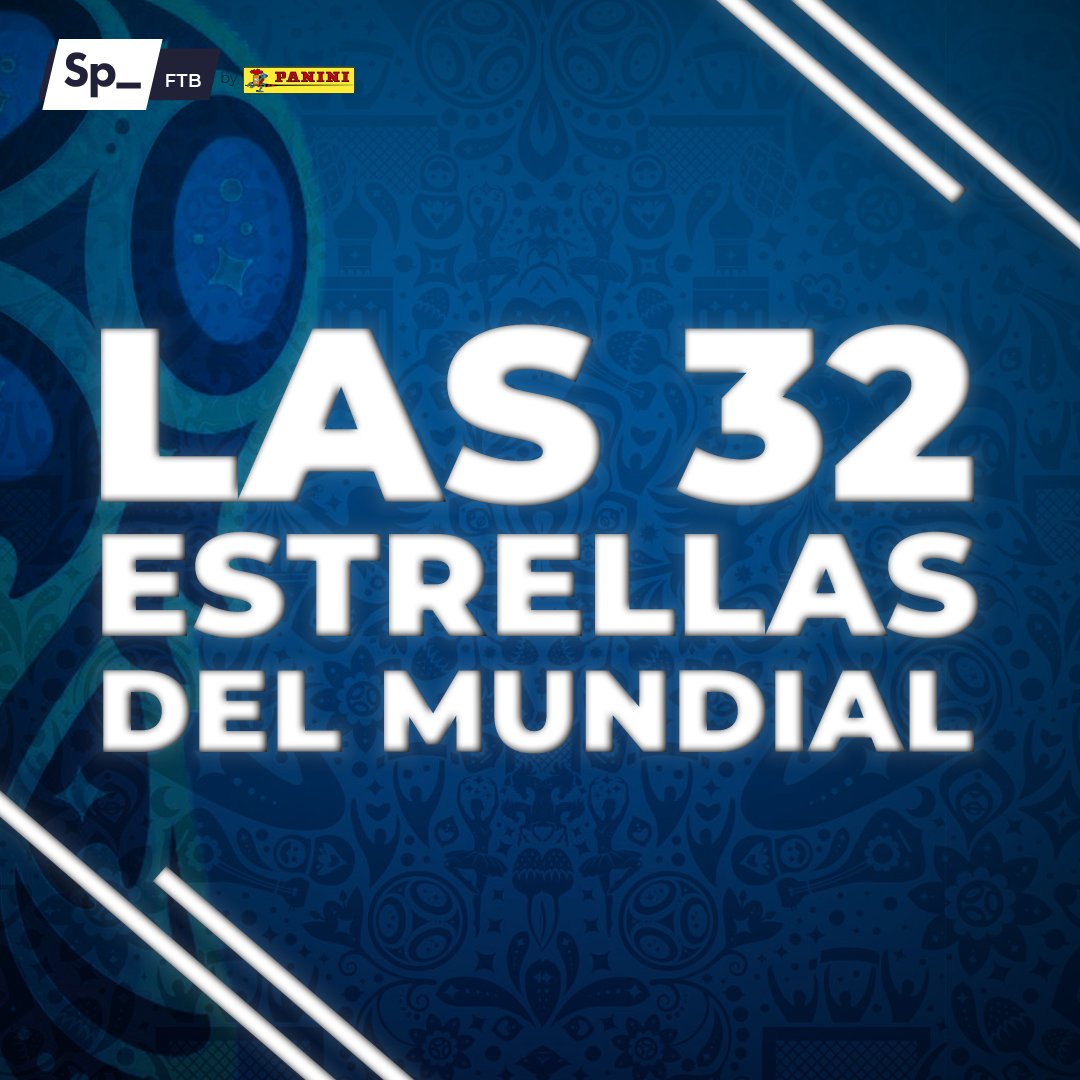 SpheraSports's tweet photo. ⭐️ HILO | Las 32 estrellas del Mundial de #Rusia2018

➡️ @paninicromos https://t.co/7greAc6mup