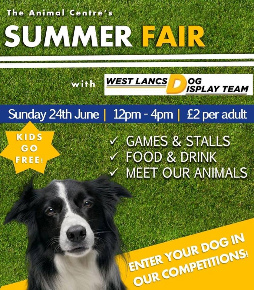 🐕**Next week**🐕
 Our Summer Fair is right around the corner! Please keep sharing. 
 🐾 It is going to be a paw-fect family day out for all including those four legged friends :-)
