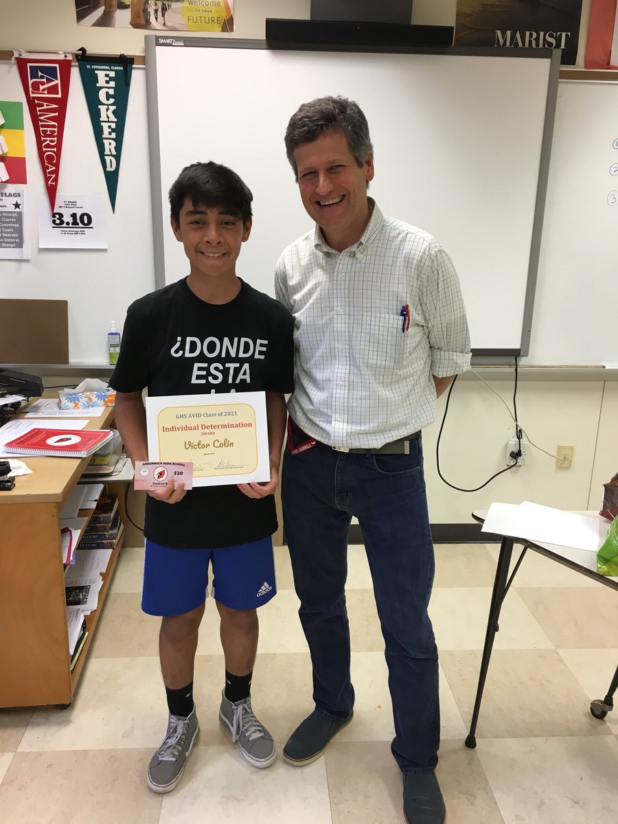 Greenwich HS AVID tweet media