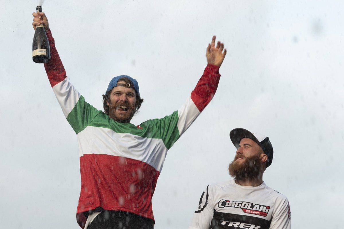 dmtcycling's tweet photo. For the fourth time, the Champion @AlexLupato conquers the Italian #Enduro Championship 2018 with the support of his flaming E2! #withDMT https://t.co/K9FEJW0DuV