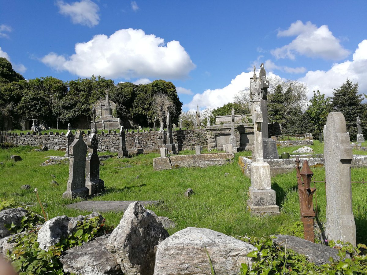 BallisodareCC's tweet photo. St Fechin's graveyard cleaned by local volunteers #Ballisodare also surveyed and catalogued  see all  records on https://t.co/sBMDjFMK9r https://t.co/SSnZM2ZpDb