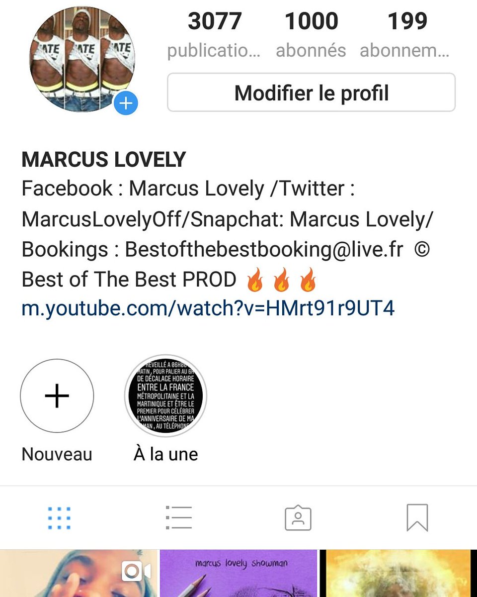 MarcusLovelyOff's tweet photo. 1000 ( vrais ) Abonnès sur INSTAGRAM 😊🙏 ! A 10 000 C est son Un de Special et Inedit pour tout le monde ❤💿🔥 #team #TeamLovelyInstagram #bonbenoncontinueASabonnerEtAFaireTourner #lafamillesagrandit #toutssepassecomprevu #ensemble #Ecosysteme #Mon1erAlbum #EnPreparation https://t.co/8d7JevlOkF