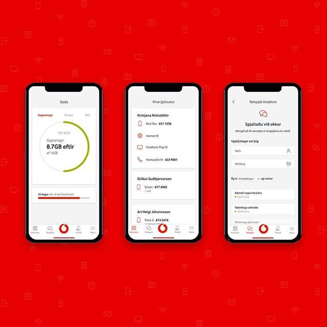 kosmosandkaos's tweet photo. We’ve made some improvements to the Vodafone Iceland app.
.
.
.
.
#digitalagency #digitaldesign #webdesign #webdesignagency  #scandinaviandesign #artdirector #artdirection #designer #iceland #reykjavik #ui #dribbble #ux #design #uidesign #userinterface #inspiration #appdesig… https://t.co/VXog7oIWsz